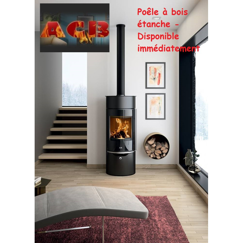 DEVILLE EGUZKI ACIER poêle étanche